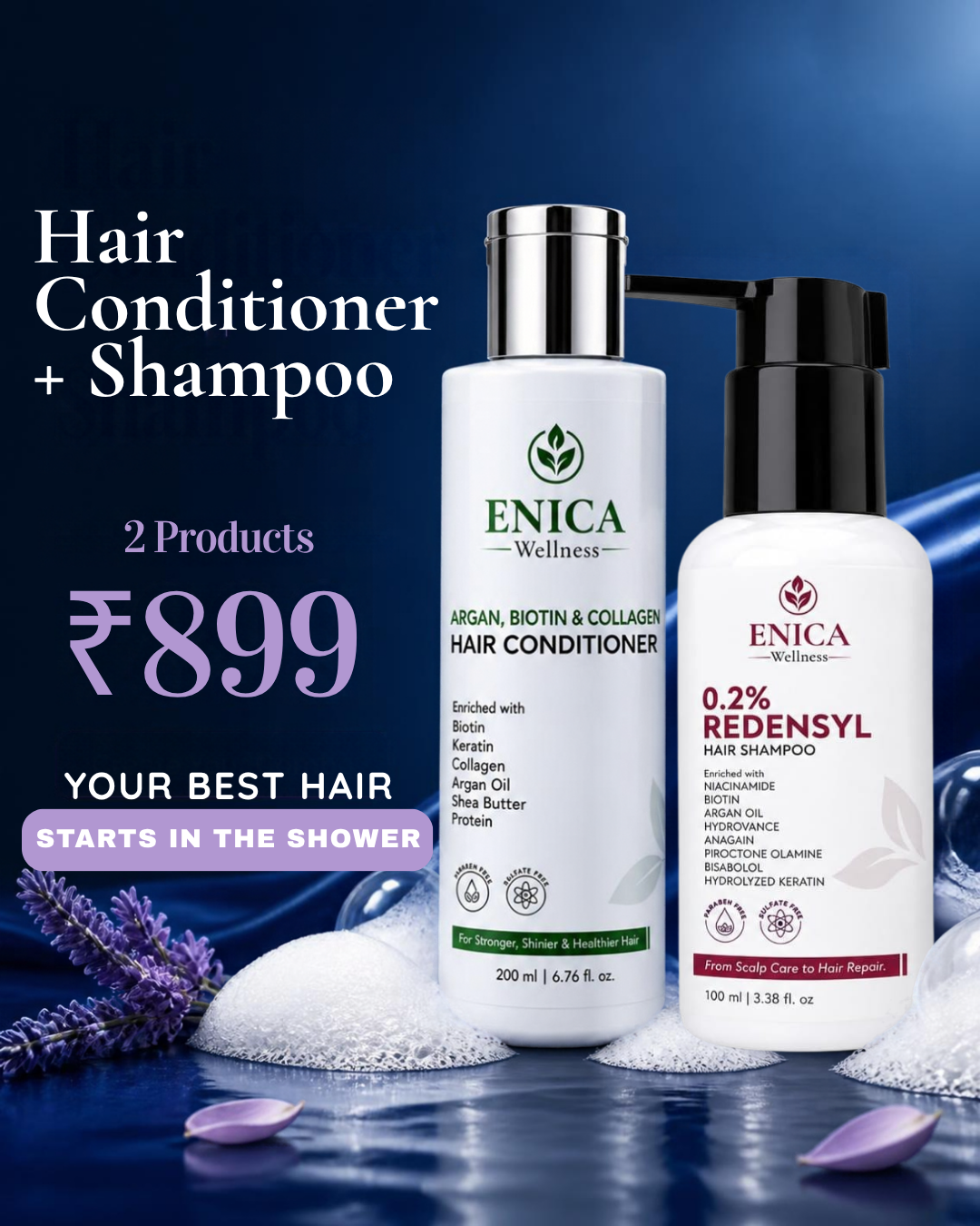 Hair Shampoo + Hair Conditionar