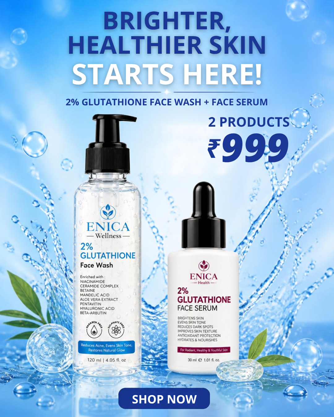 Face wash + Face serum